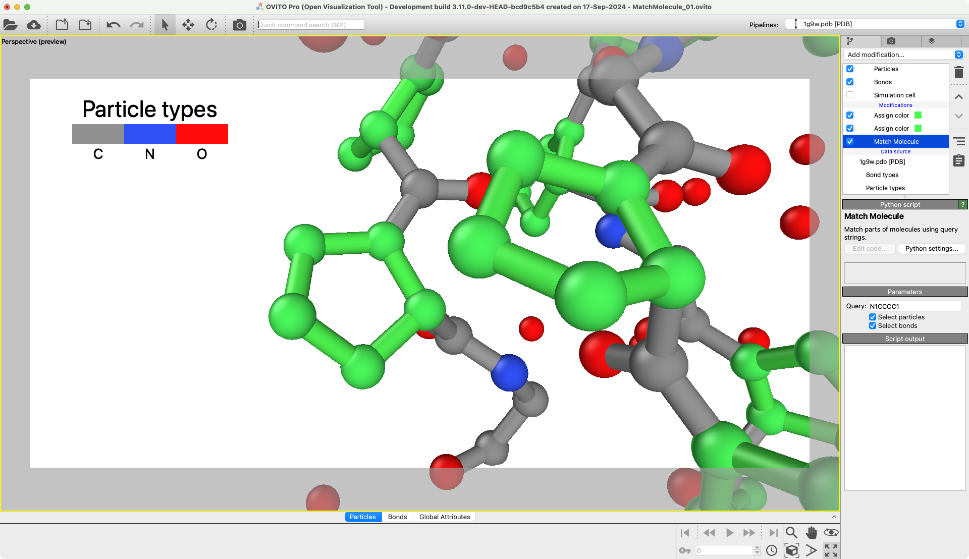 Match molecule fragments