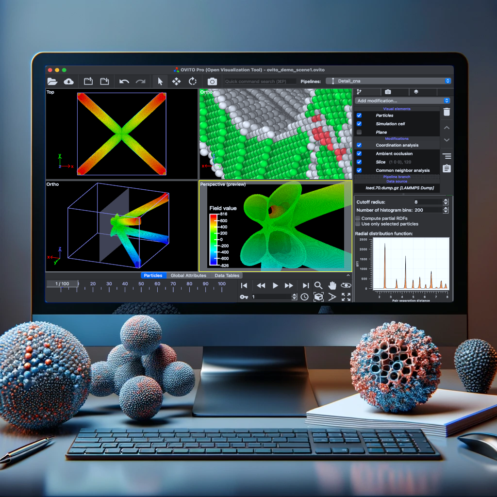 OVITO screenshot