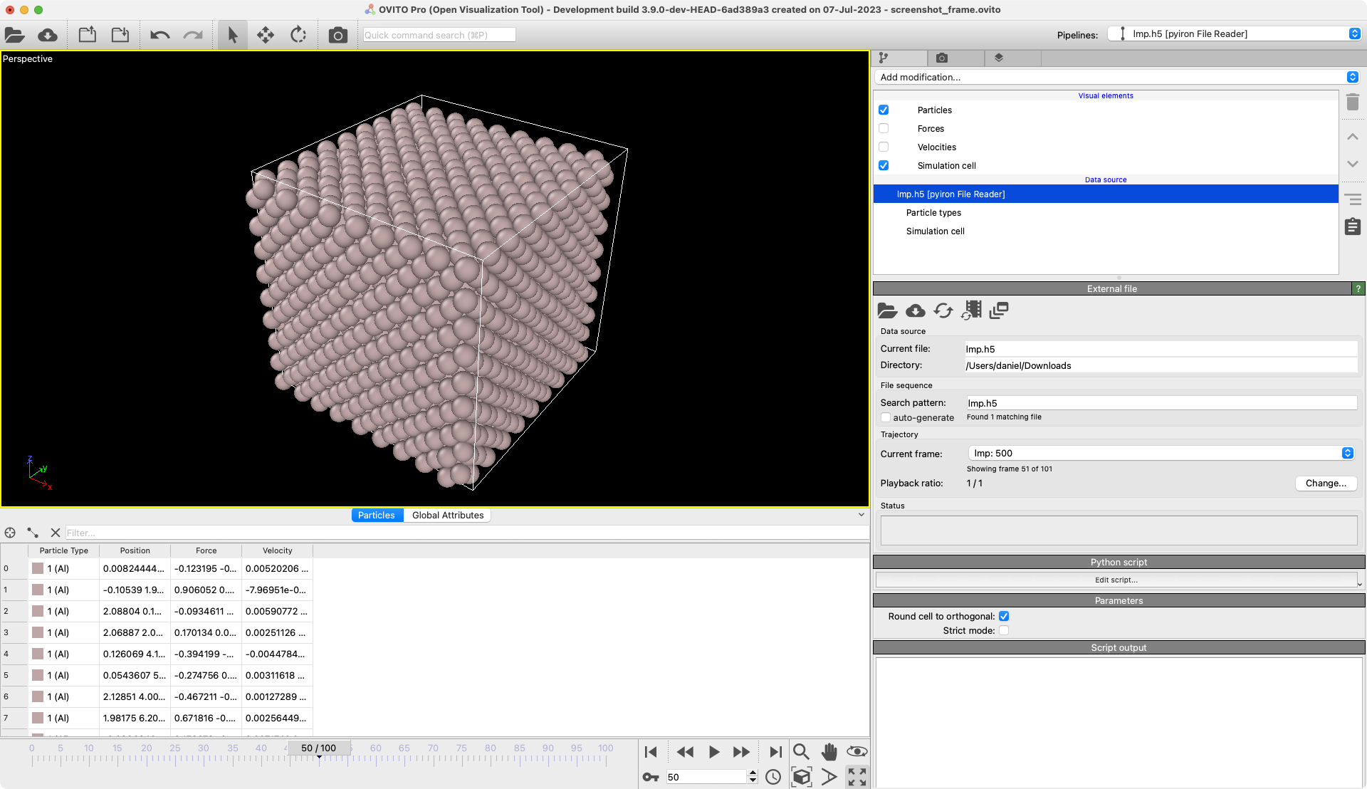 Pyiron file reader