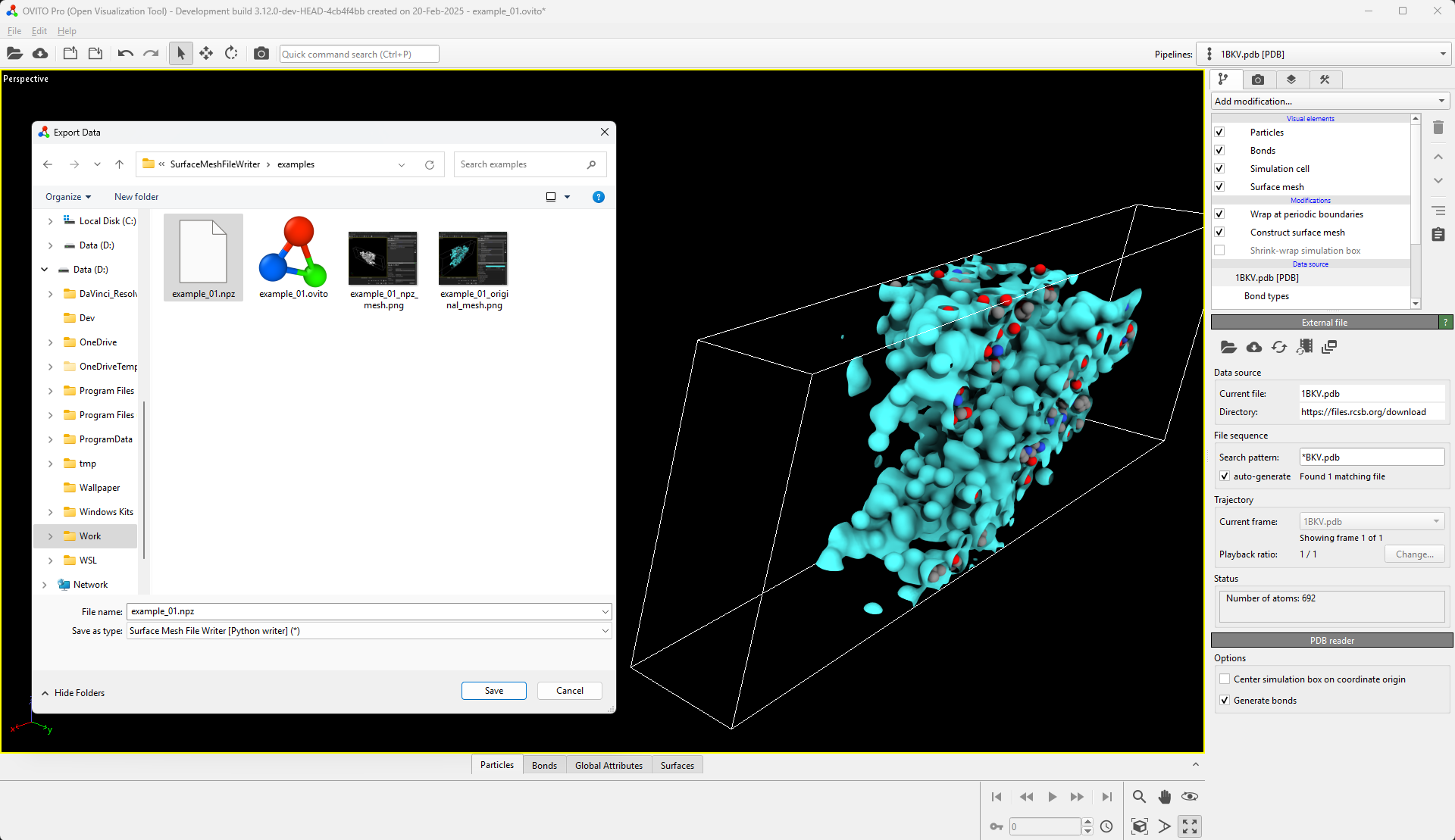 Surface mesh IO